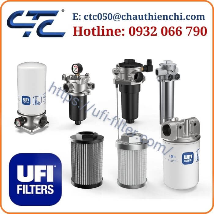 Lọc Thuỷ Lực UFI Chính Hãng Italy