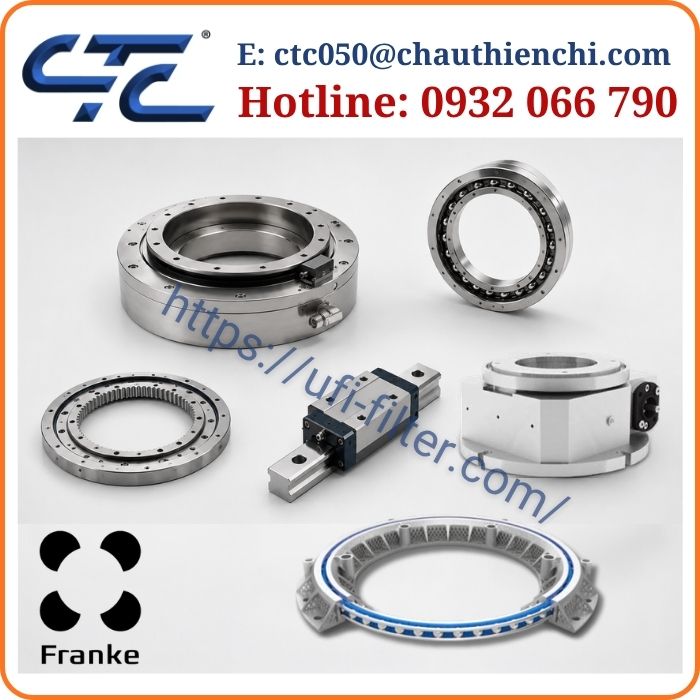 Vòng bi mâm xoay Franke slewing rings chính hãng Đức
